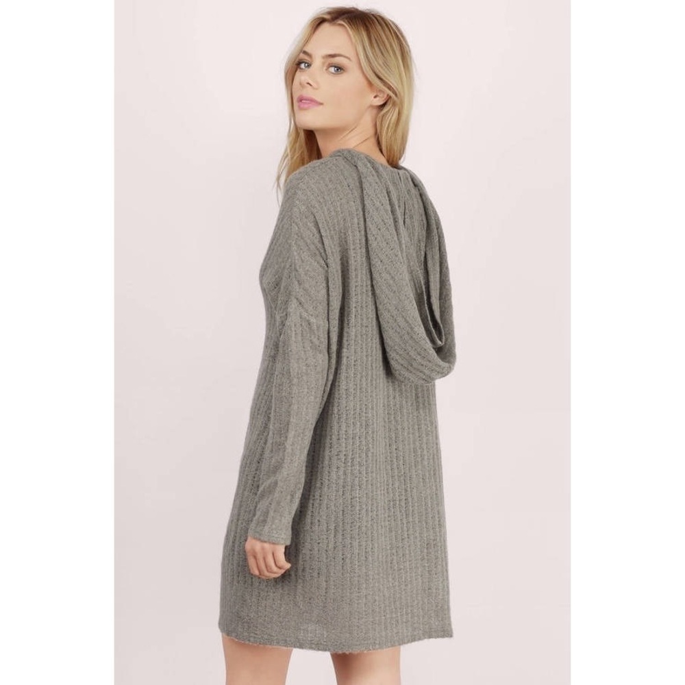 TOBI Lived In Ribbed Sweater Hoodie - Picture 3 of 4